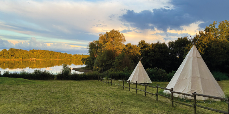 Campement de tipis