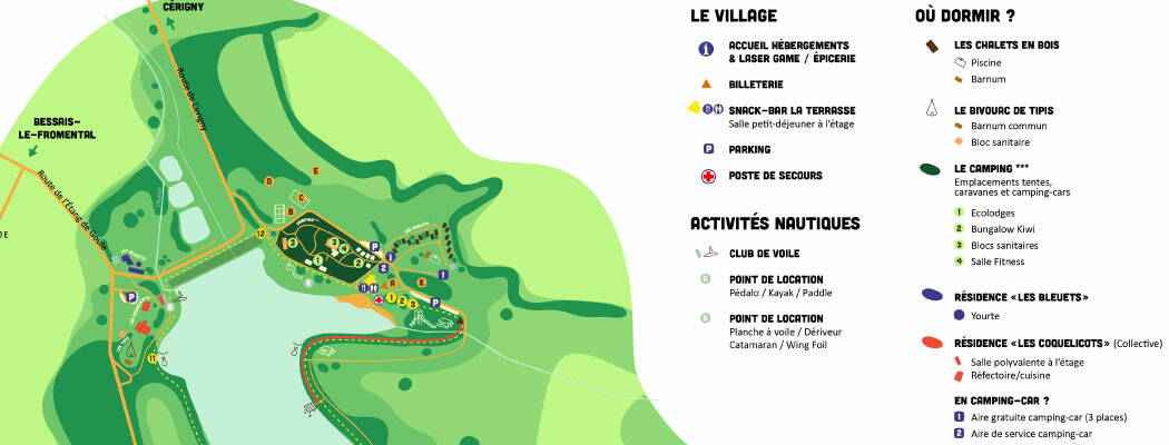 Une nouvelle signalétique pour identifier tous les points d’intérêt de notre site