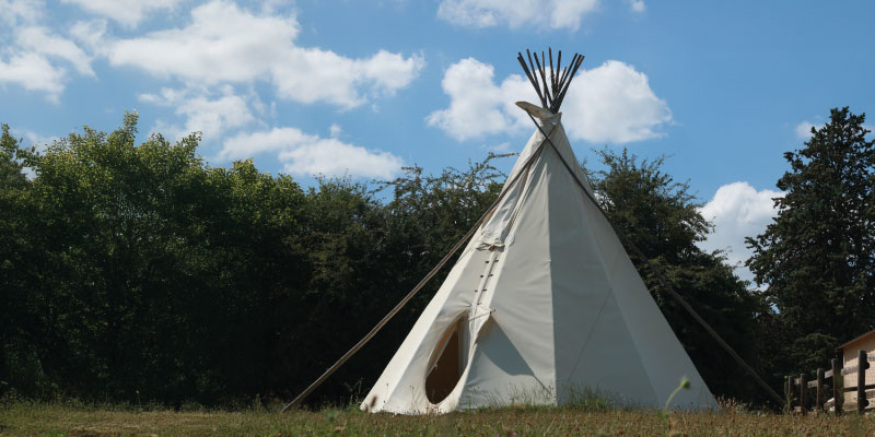Les tipis indiens